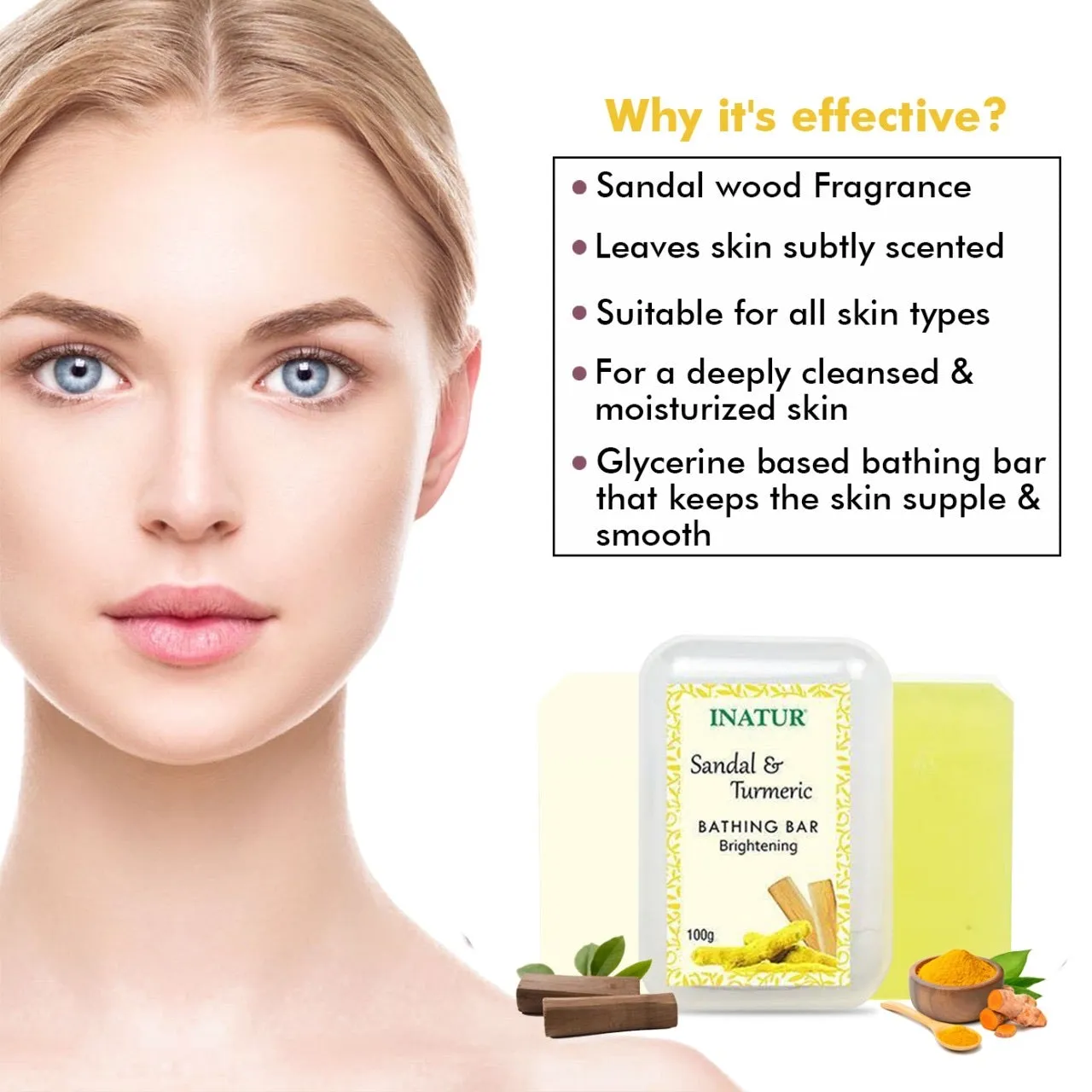 Sandal & Turmeric Bathing Bar