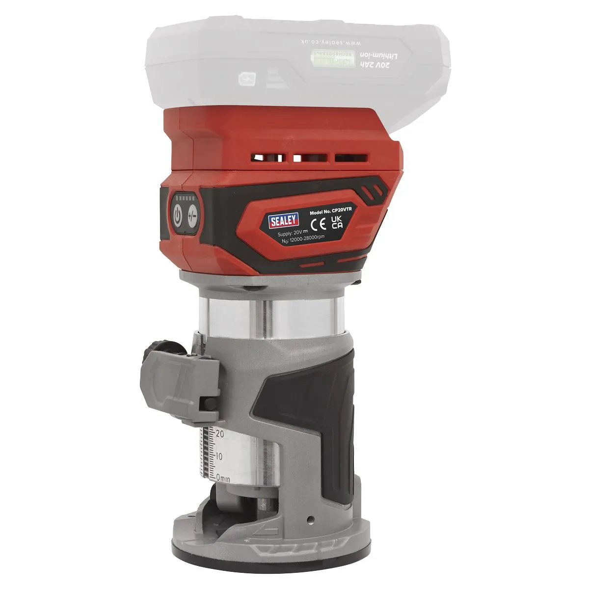 Sealey 2 x 20V SV20 Series Cordless Router & Combi Drill Kit - 2 Batteries