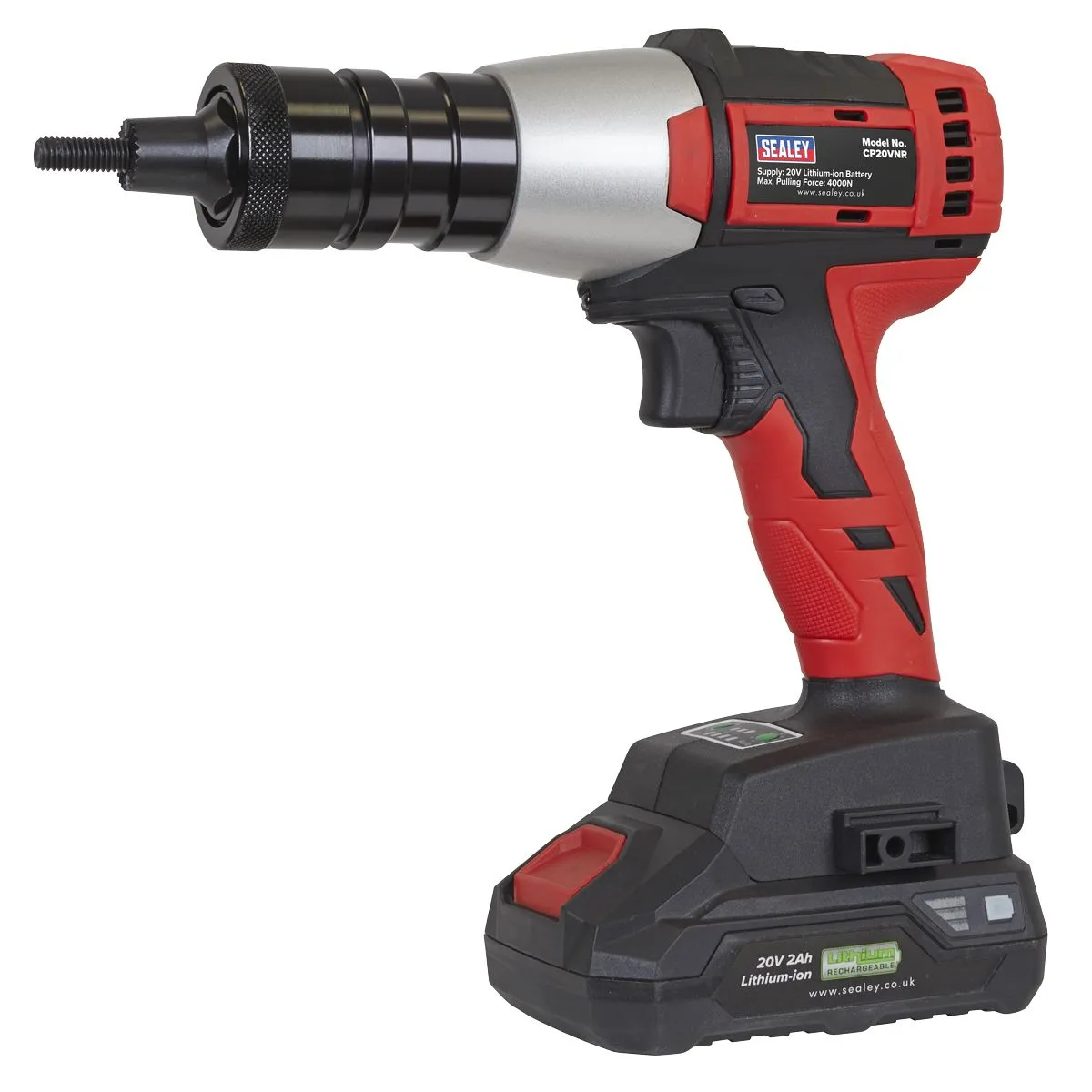 Sealey Brushless Cordless Nut Riveter 20V SV20 Series - Body Only