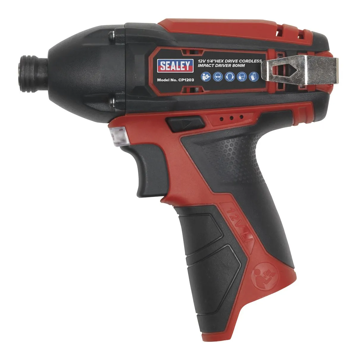 Sealey Cordless Impact Driver 1/4"Hex Drive 12V SV12 Series - Body Only
