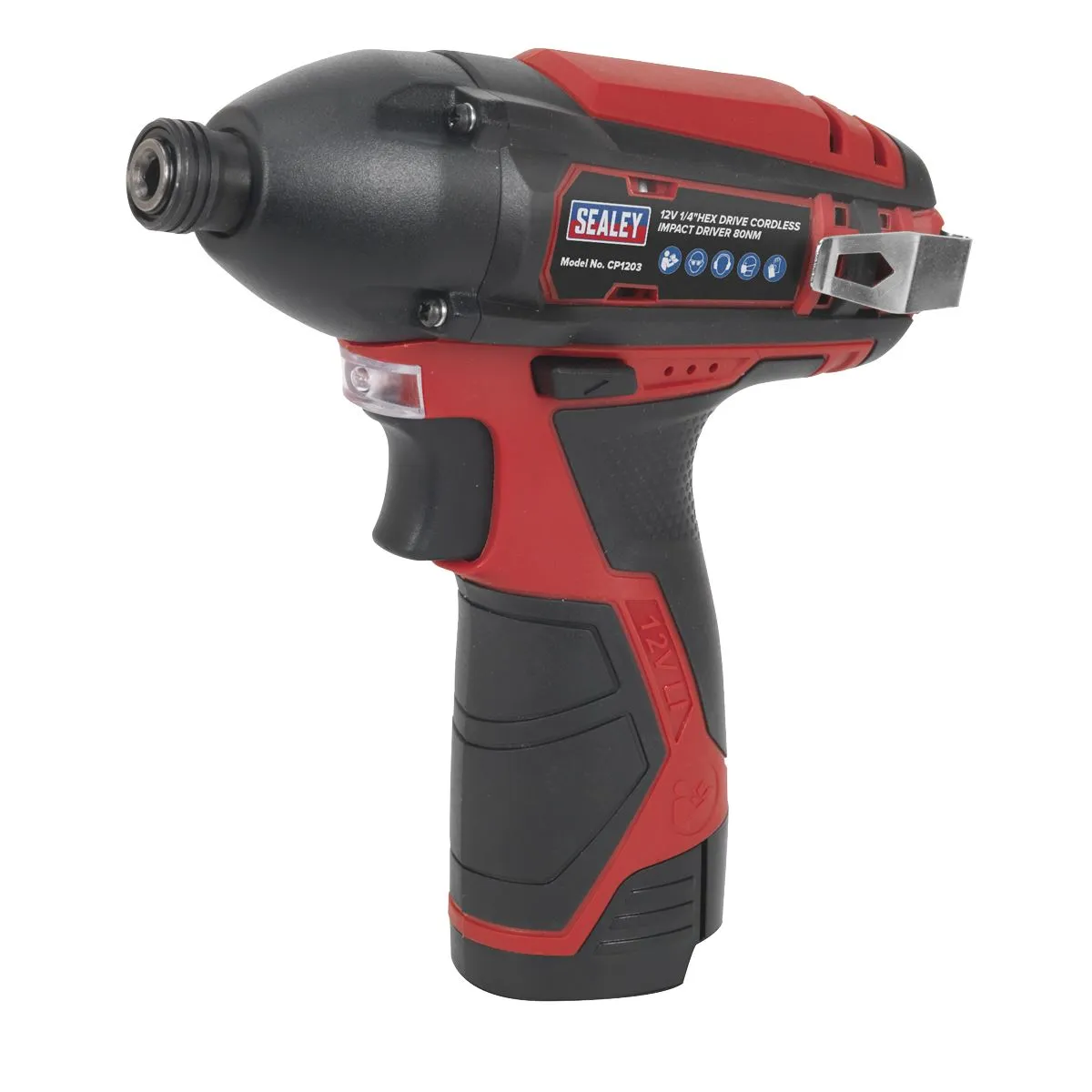Sealey Cordless Impact Driver 1/4"Hex Drive 12V SV12 Series - Body Only