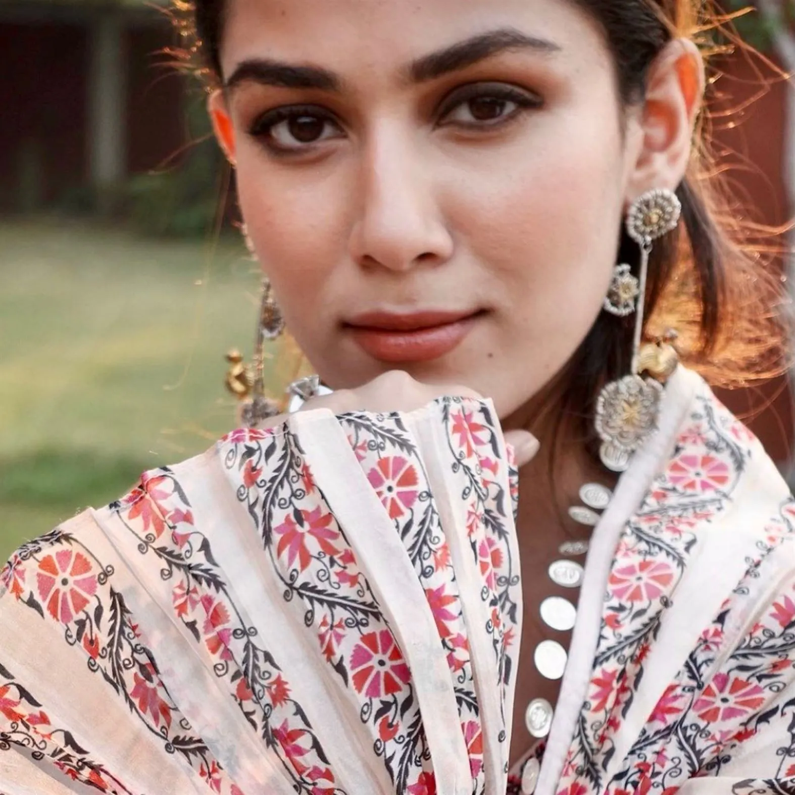 Sheetal Zaveri   I   Pakhi Earrings Hancrafted Earrings, Natural pearls used.  SZ-E66