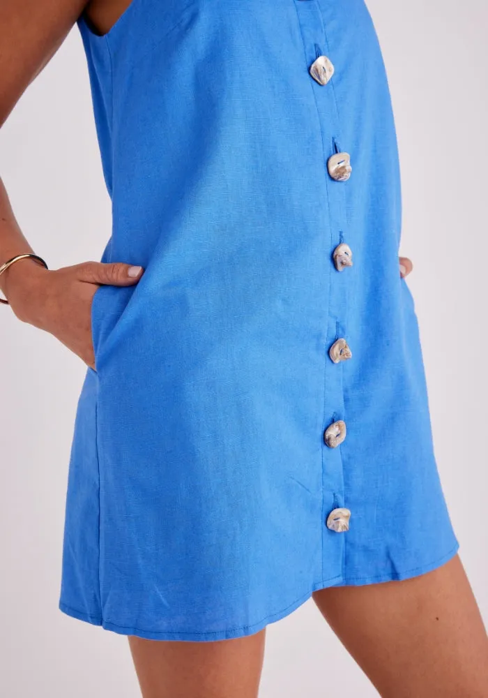 Shelley Mini Dress - Blue