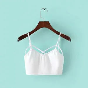 Solid Crop Tank Top
