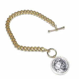Sovereigns chain bracelet strong fashion mood collection bronze bronze pvd yellow gold j6190