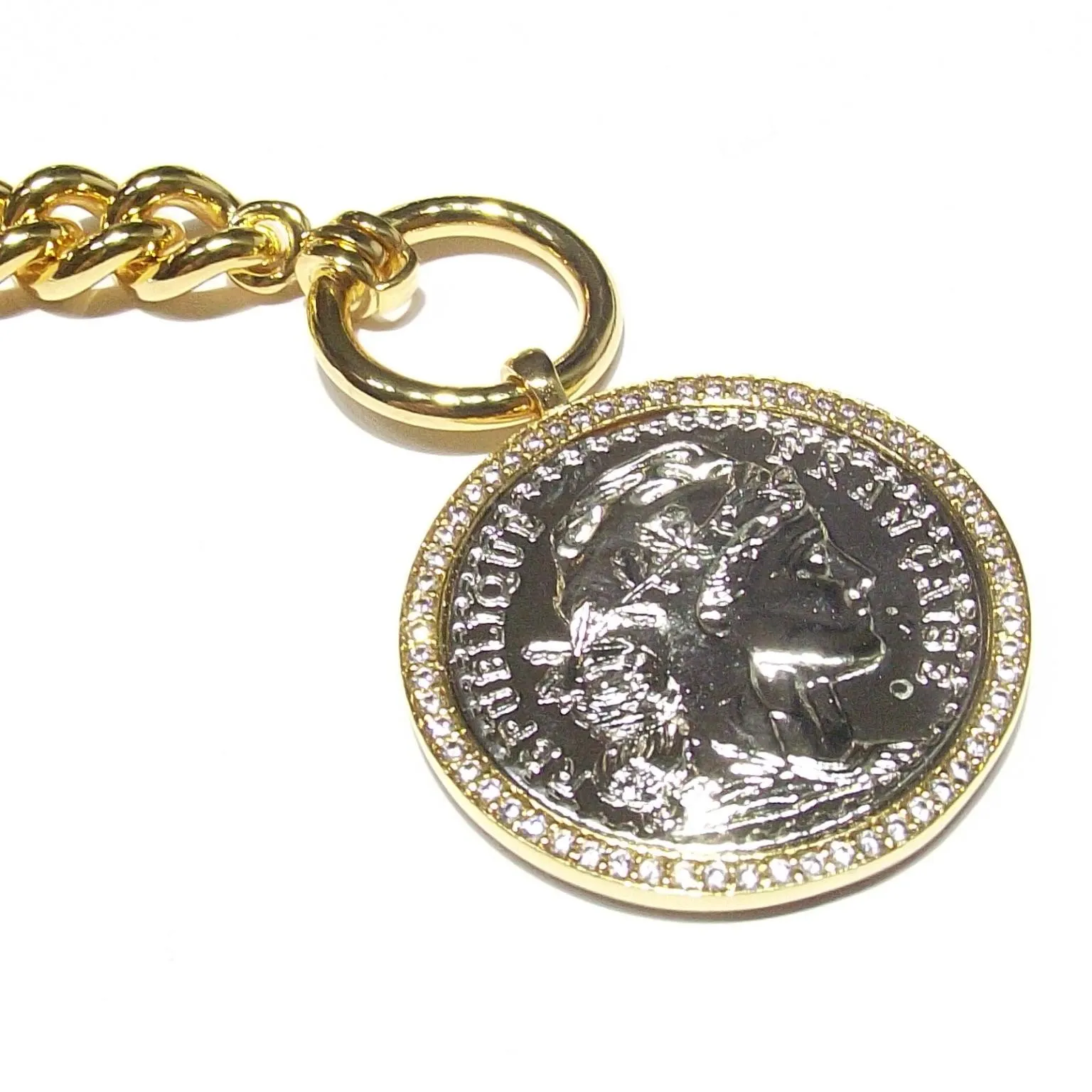 Sovereigns chain bracelet strong fashion mood collection bronze bronze pvd yellow gold j6190