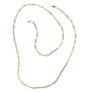 Sovereigns necklace fashion mood brass gold finish 24kt j6072