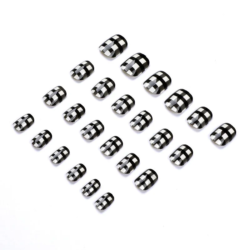 Square Black & white checkerboard grid