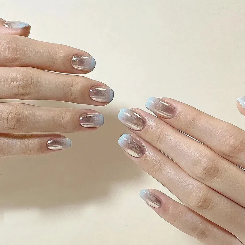 Square Blue-Silver in Gradual