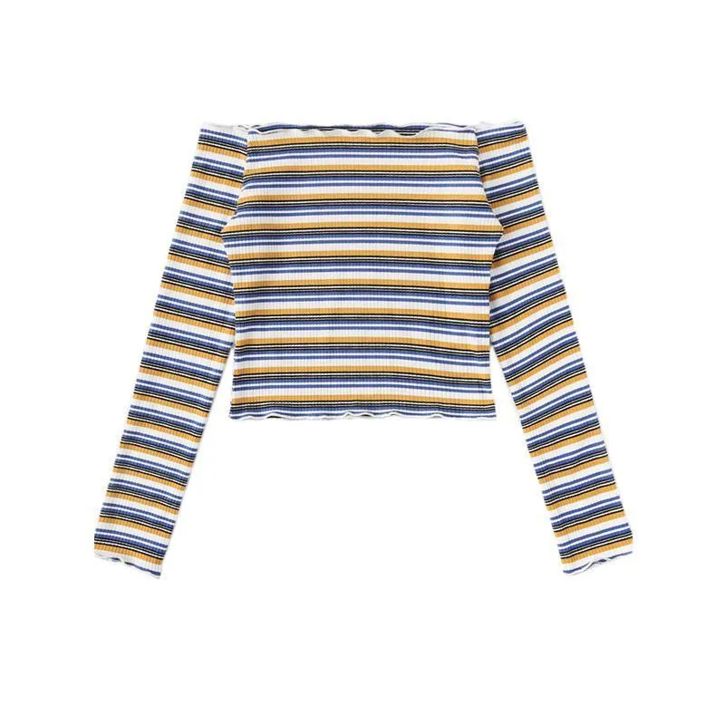 Striped Off Shoulder