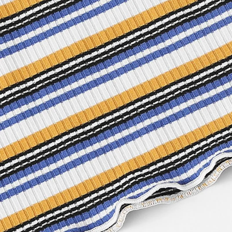 Striped Off Shoulder