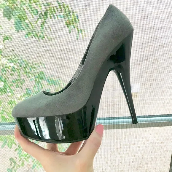 SUEDE PLATFORM PUMP