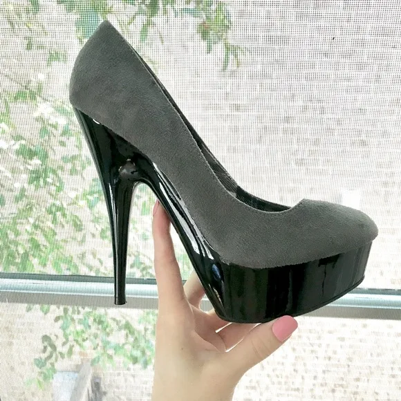 SUEDE PLATFORM PUMP