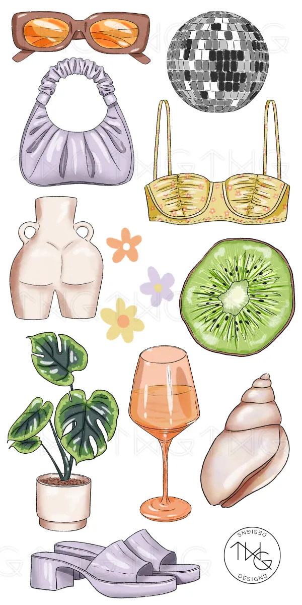 Summer Mood Vol. 1 Clipart Collection