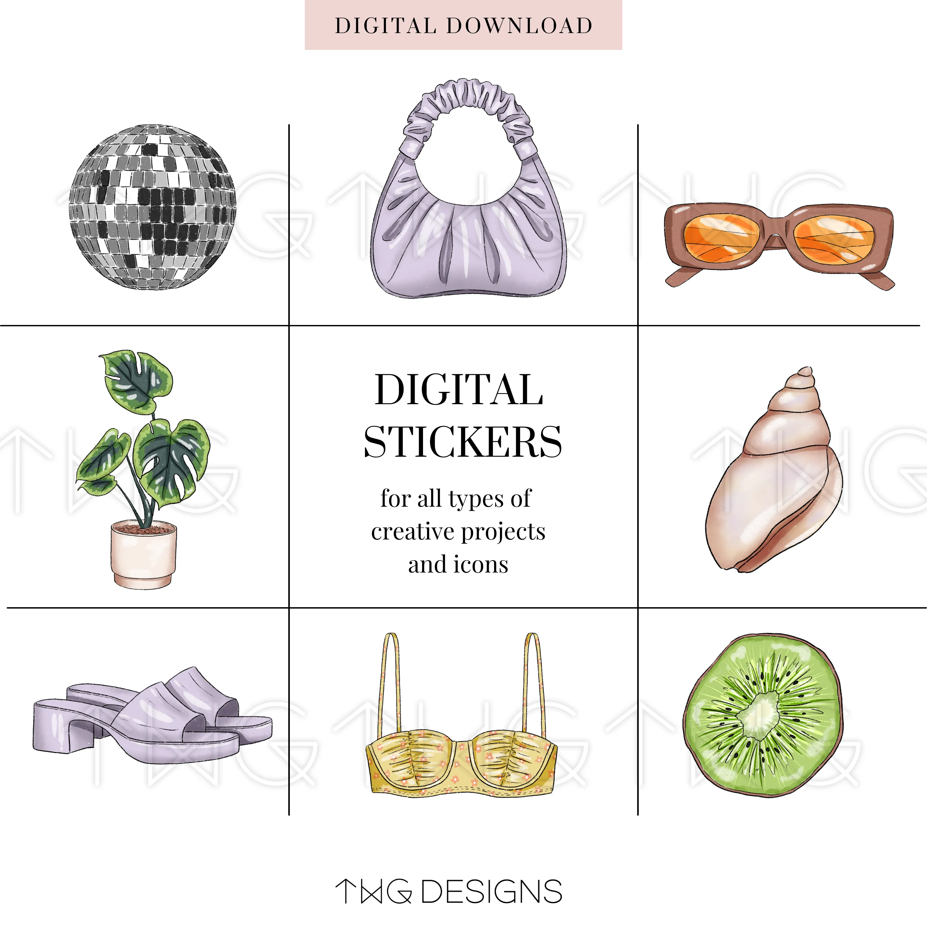 Summer Mood Vol. 1 Clipart Collection