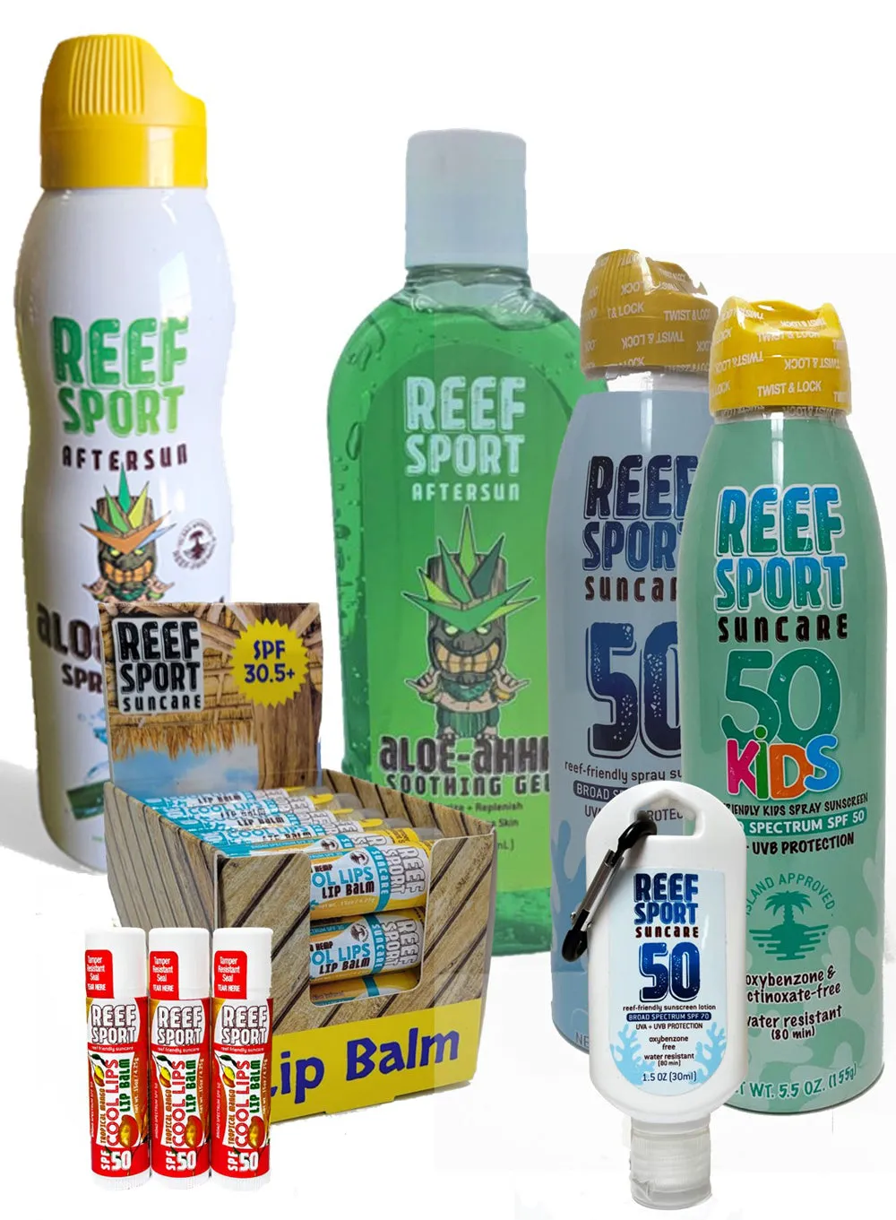 Sunscreen Reef Sport Sun Care Product Aloe Vera Green Gel