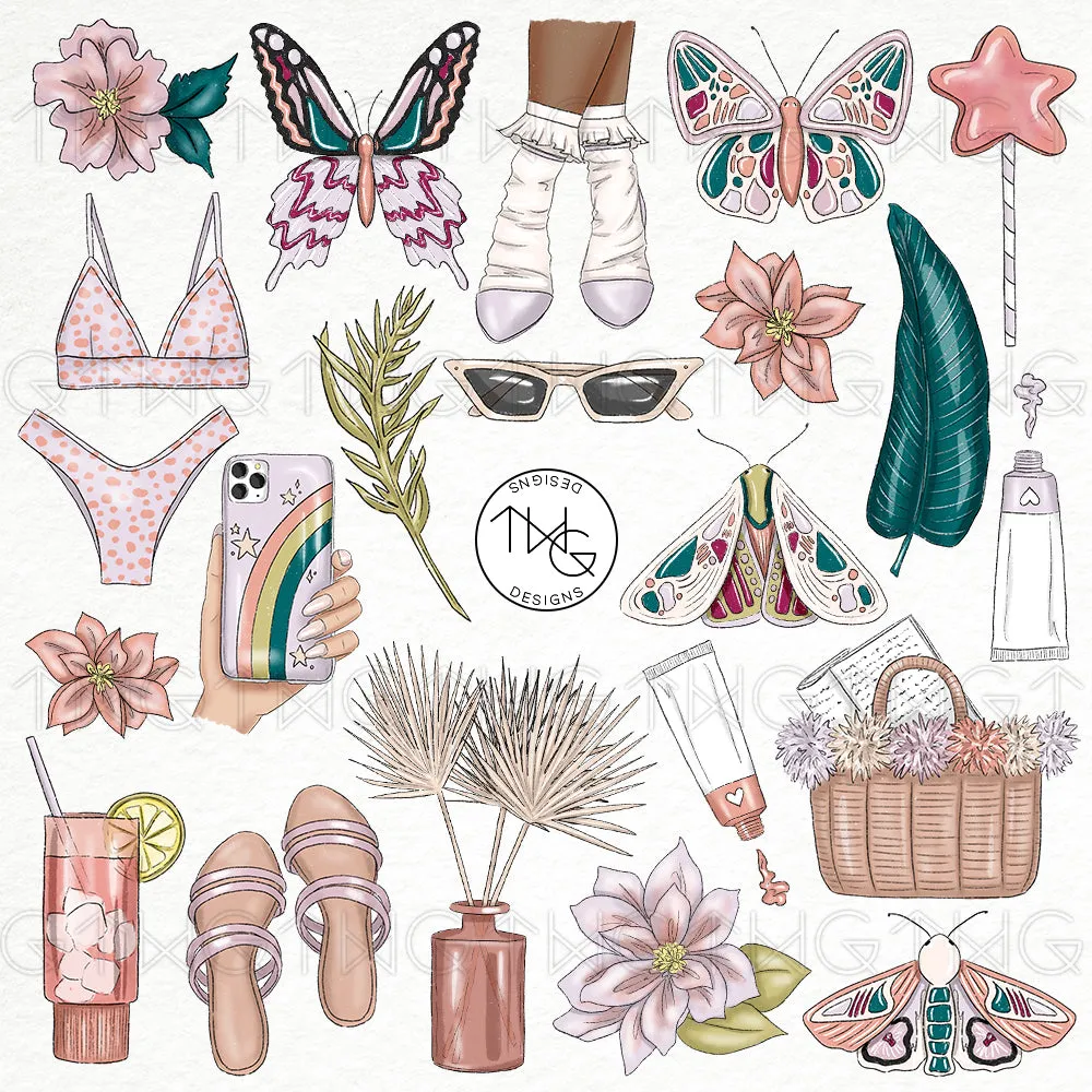 Sunset Clipart Collection