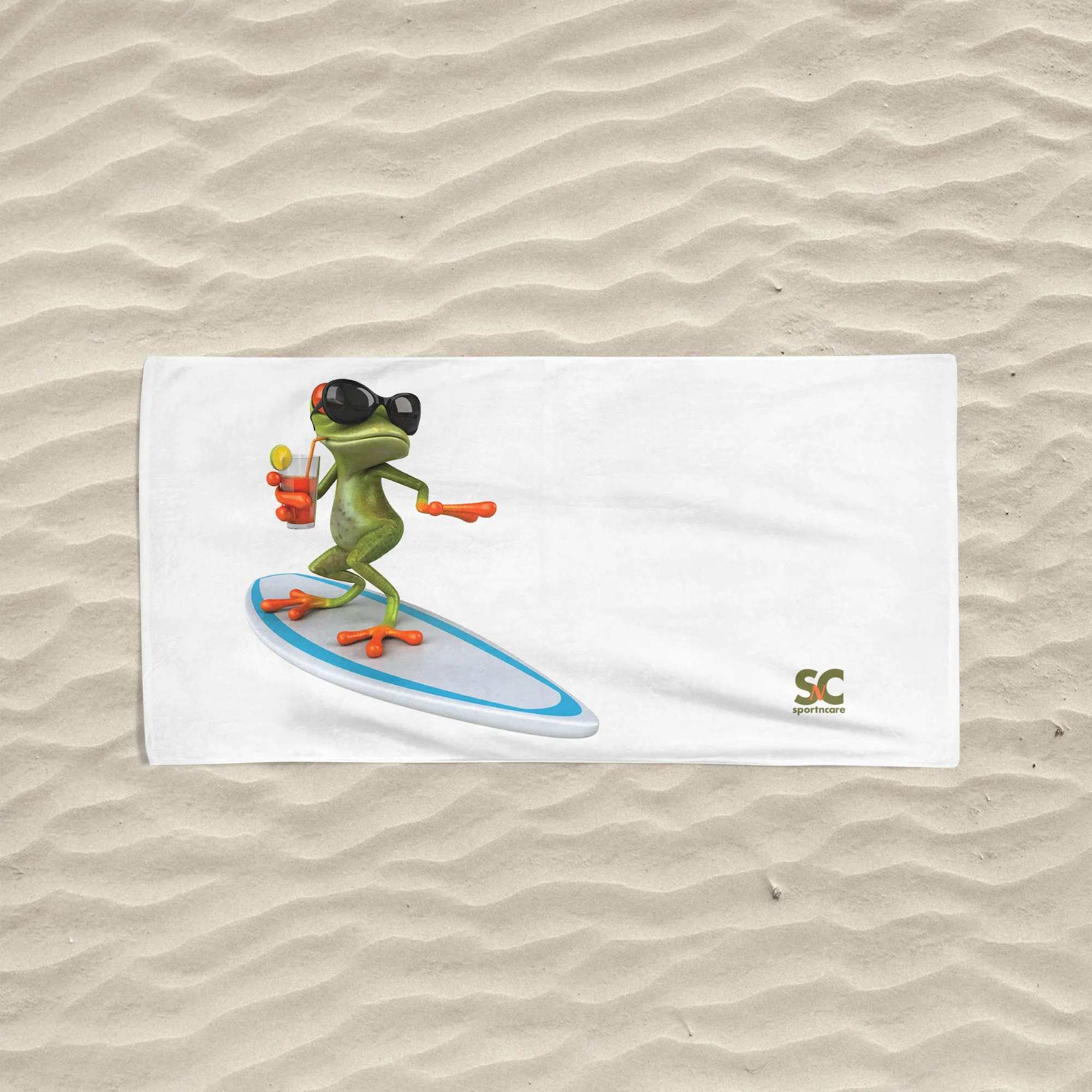 SURFER FROG TOWEL