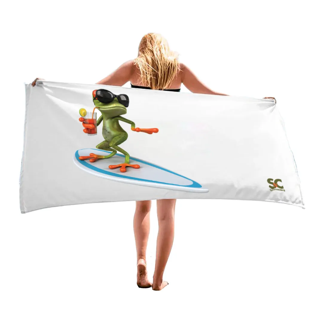 SURFER FROG TOWEL