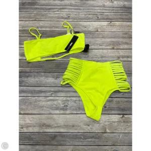 Swimsuit 2pc By Fashion Nova In Yellow, Size: M