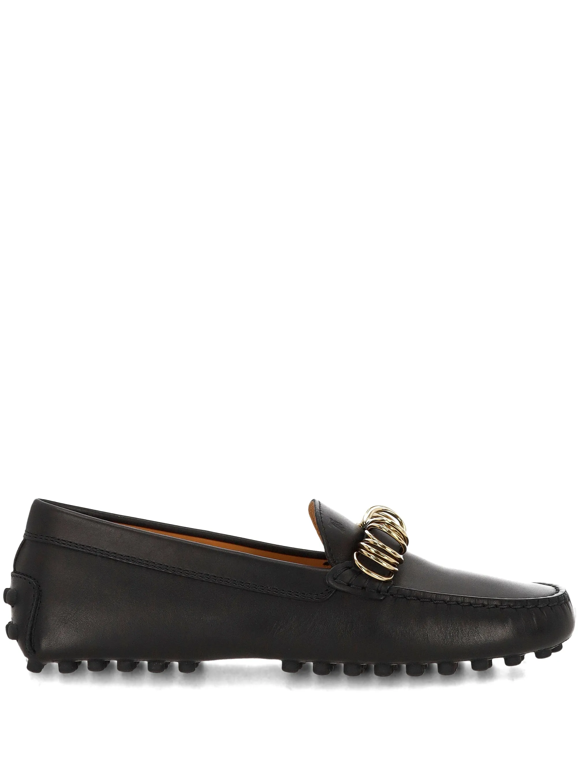 Tod's Gommino Black Loafers för kvinnor