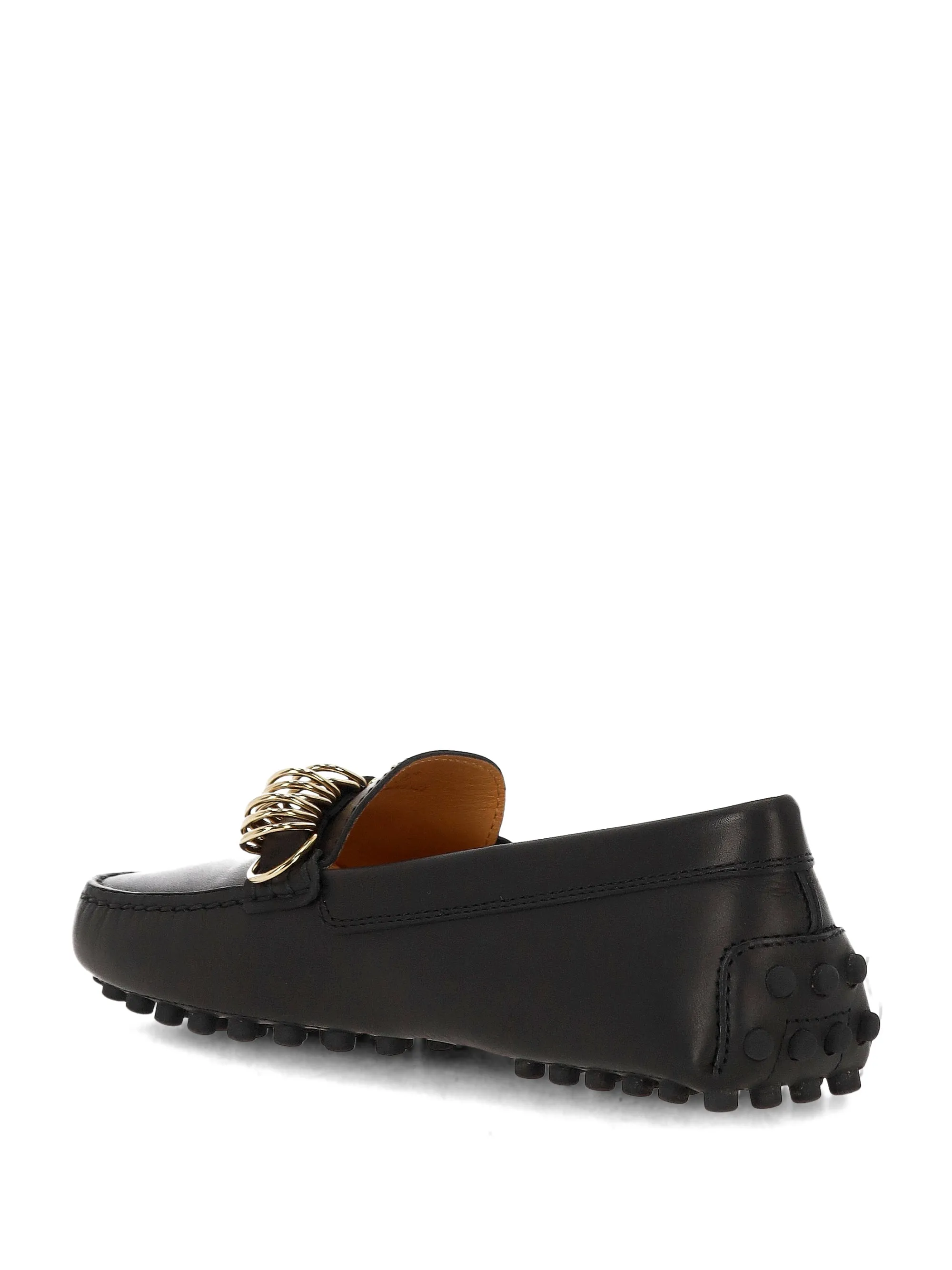 Tod's Gommino Black Loafers för kvinnor