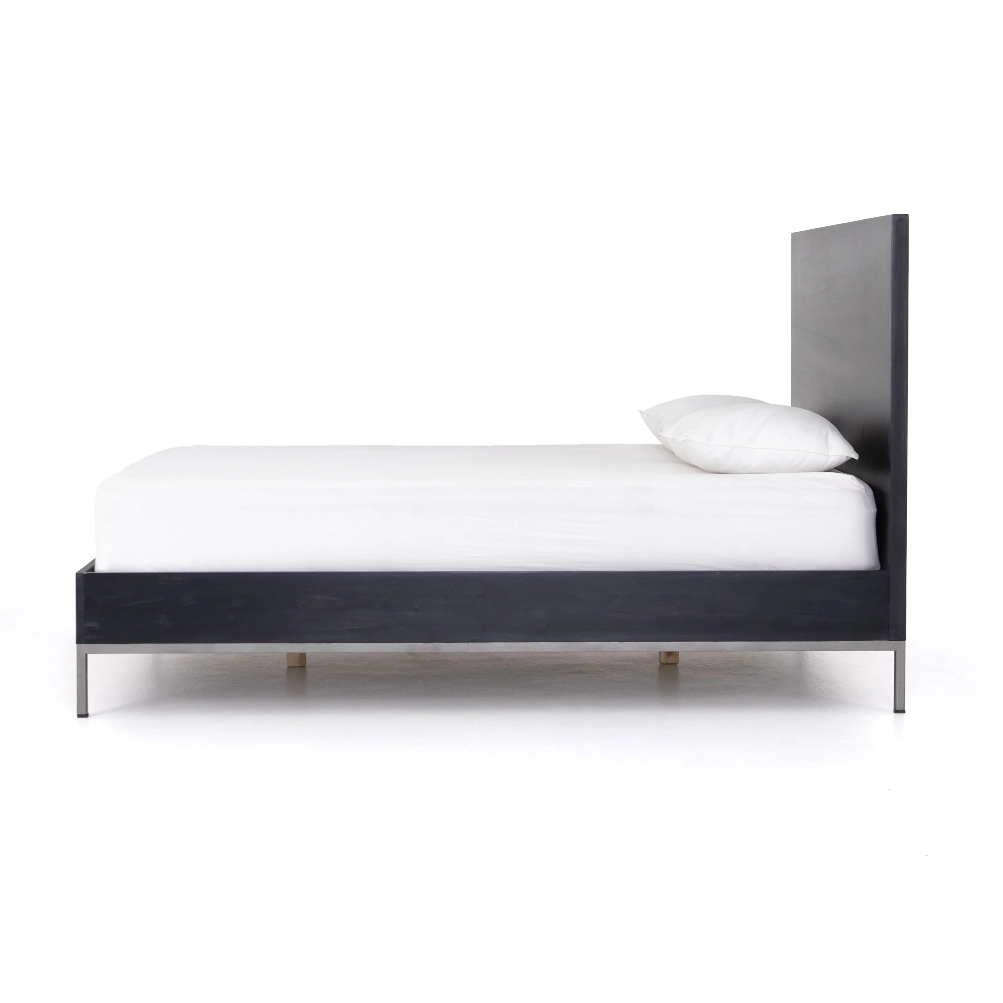 Trey Bed - Black Wash Poplar