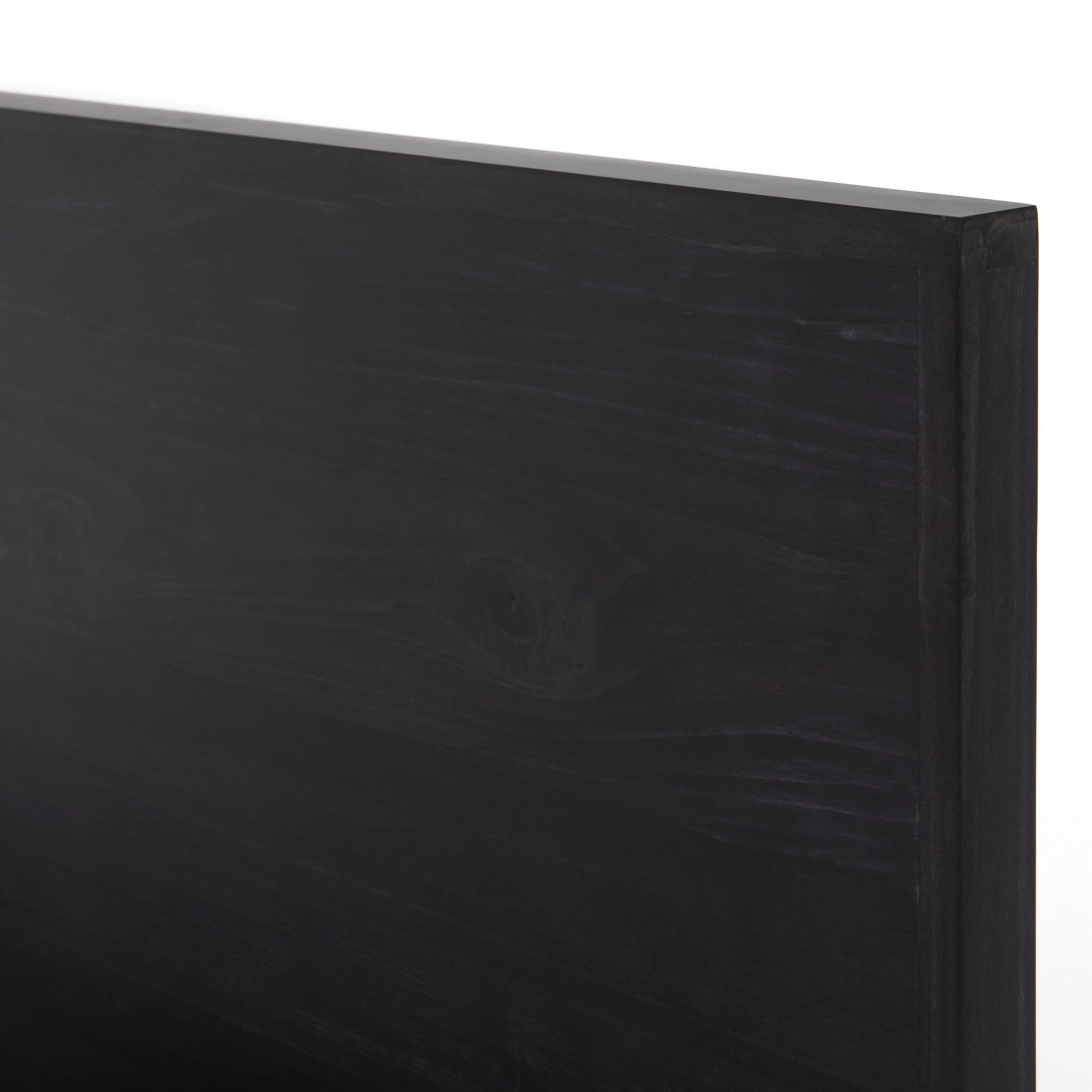 Trey Bed - Black Wash Poplar