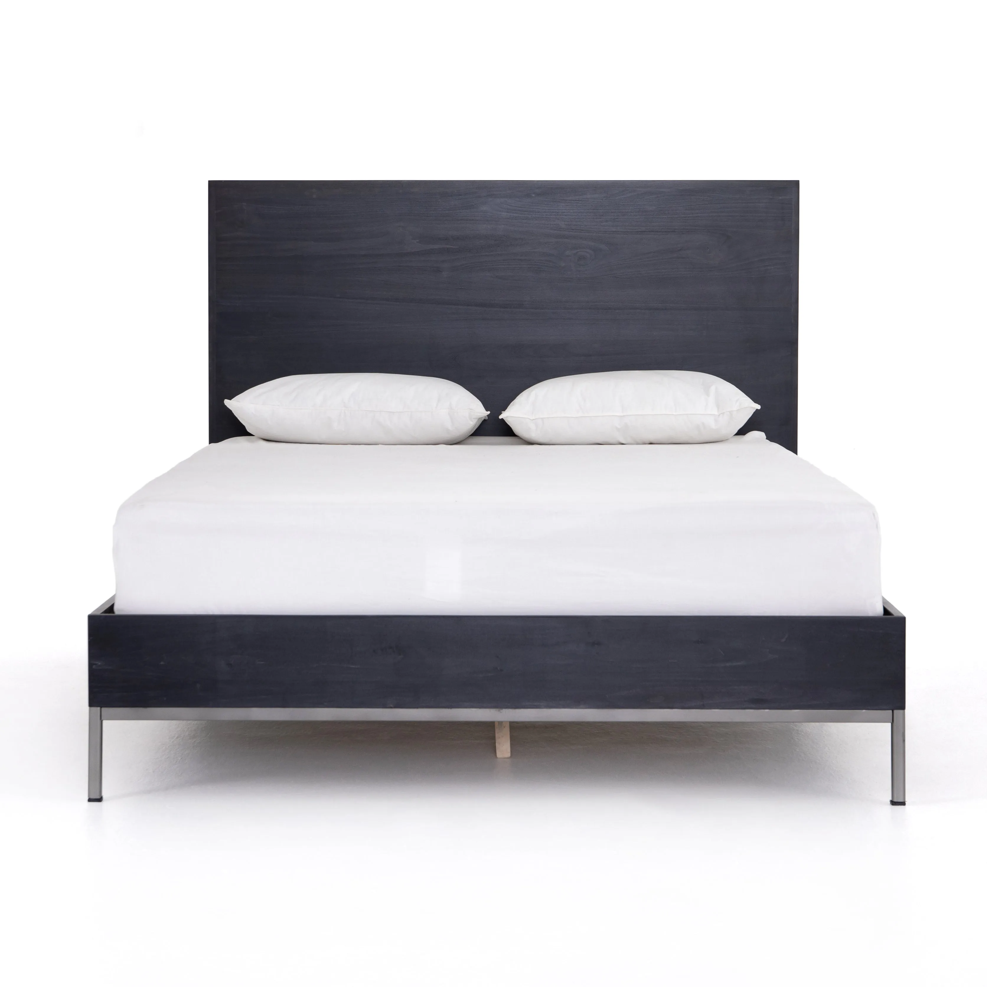 Trey Bed - Black Wash Poplar