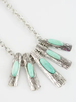 Turquoise Bib Necklace