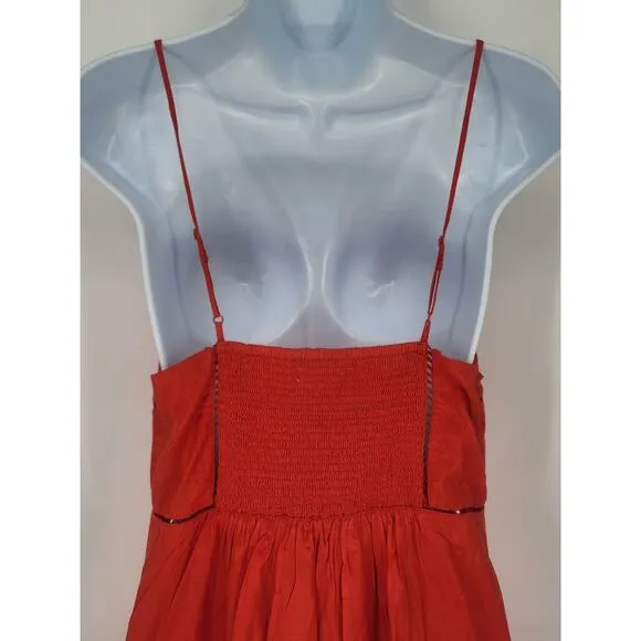 Urban Outfitters Red Cut-Out Corset Mini Dress Women's Size Medium