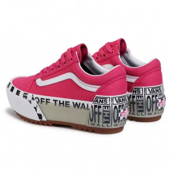 Vans Old Skool Stacked Logo Platform. Brand New. Kids Size: 3.5.