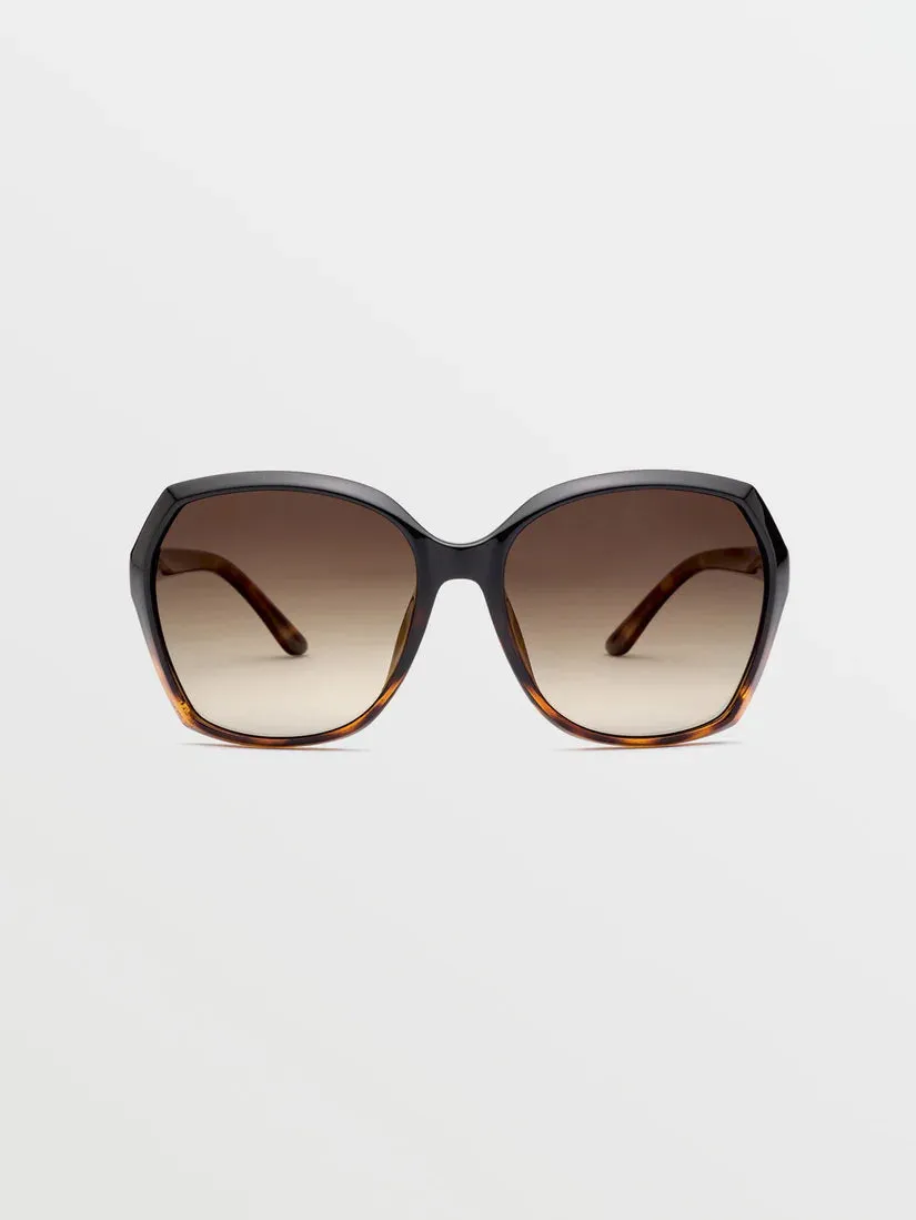 Volcom Psychic Polar Gloss Darkside/Bronze Fade Polar Sunglasses