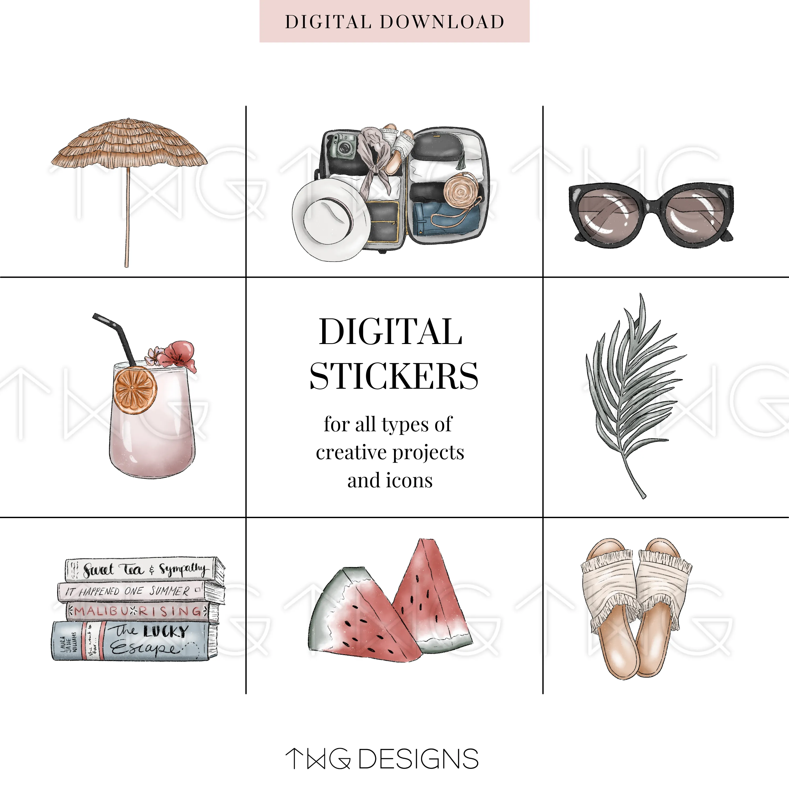 Weekend Getaway Clipart Collection