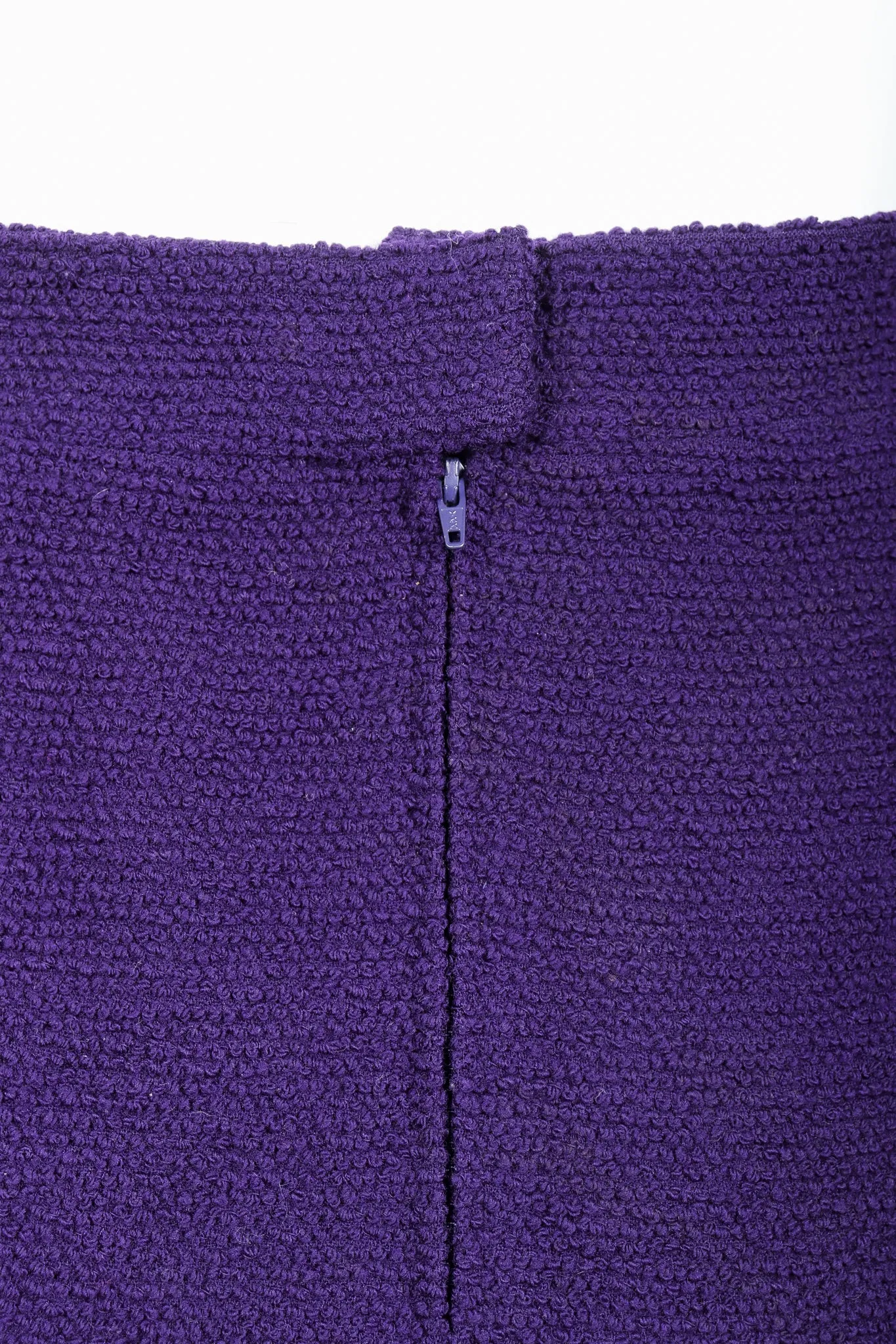 Zipper Bouclé Jacket & Skirt Set