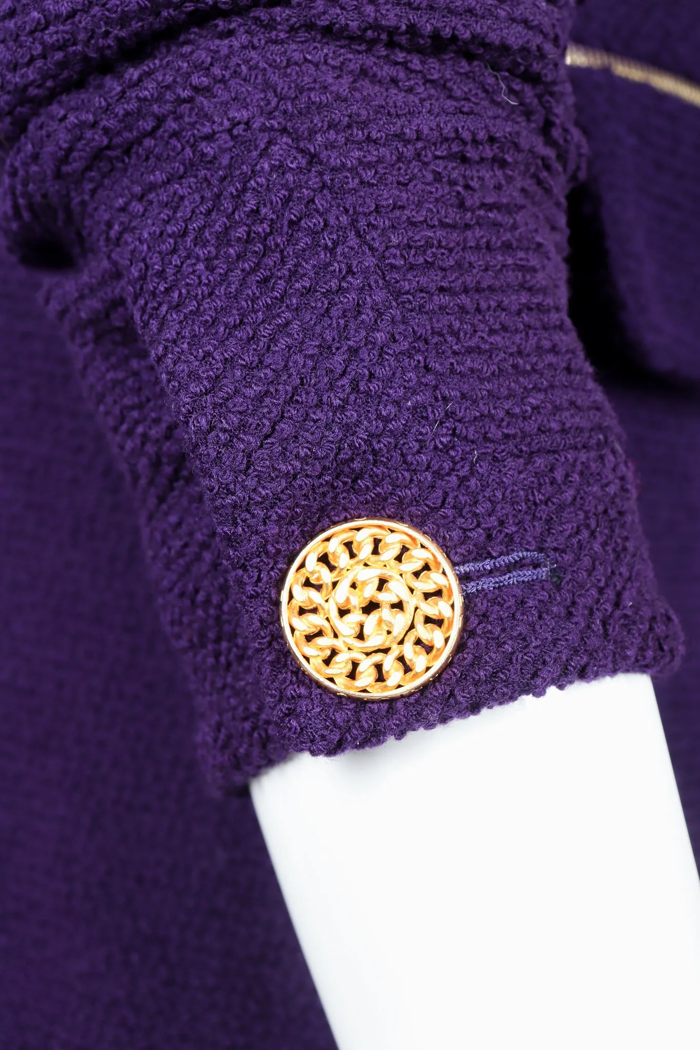 Zipper Bouclé Jacket & Skirt Set